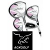 LADIES XV LAVENDER GOLF CLUB SET w/OPTIONAL BAG; FREE PUTTER & HEAD COVERS RIGHT: PETITE OR REG
